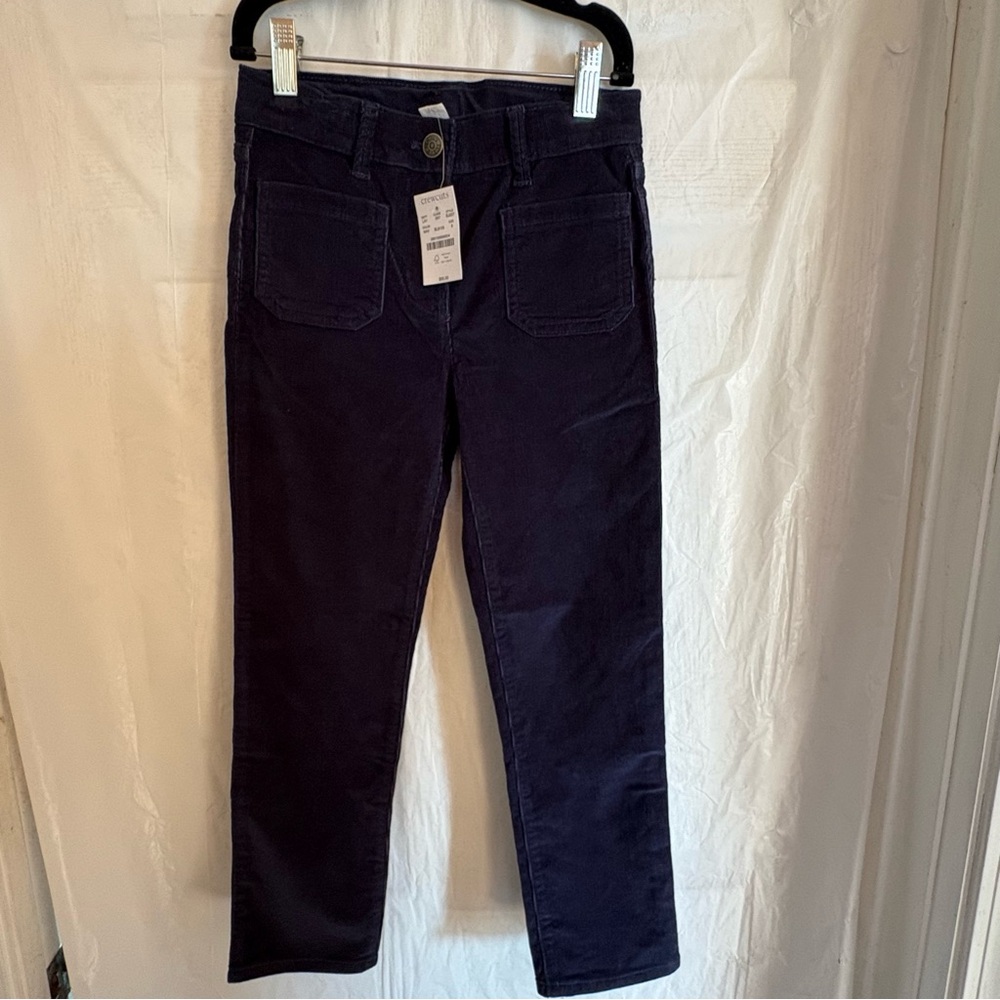 Crewcuts Pants Boys 8 Navy Corduory‎ Classic Fit Stretch J Crew Pockets NWT